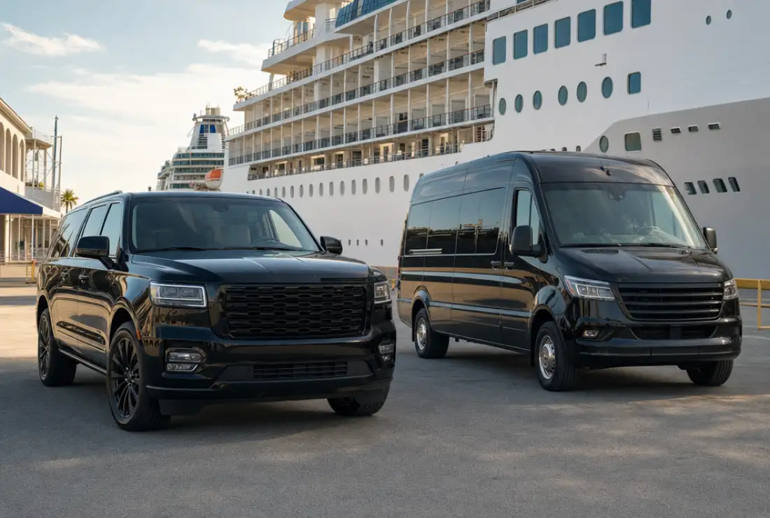 Illustrative image: Posted airport and cruise fares, sedans to coaches