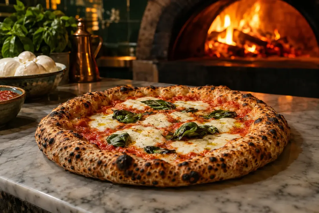 Illustrative image: Neapolitan pies from 72-hour dough plus house-made pasta