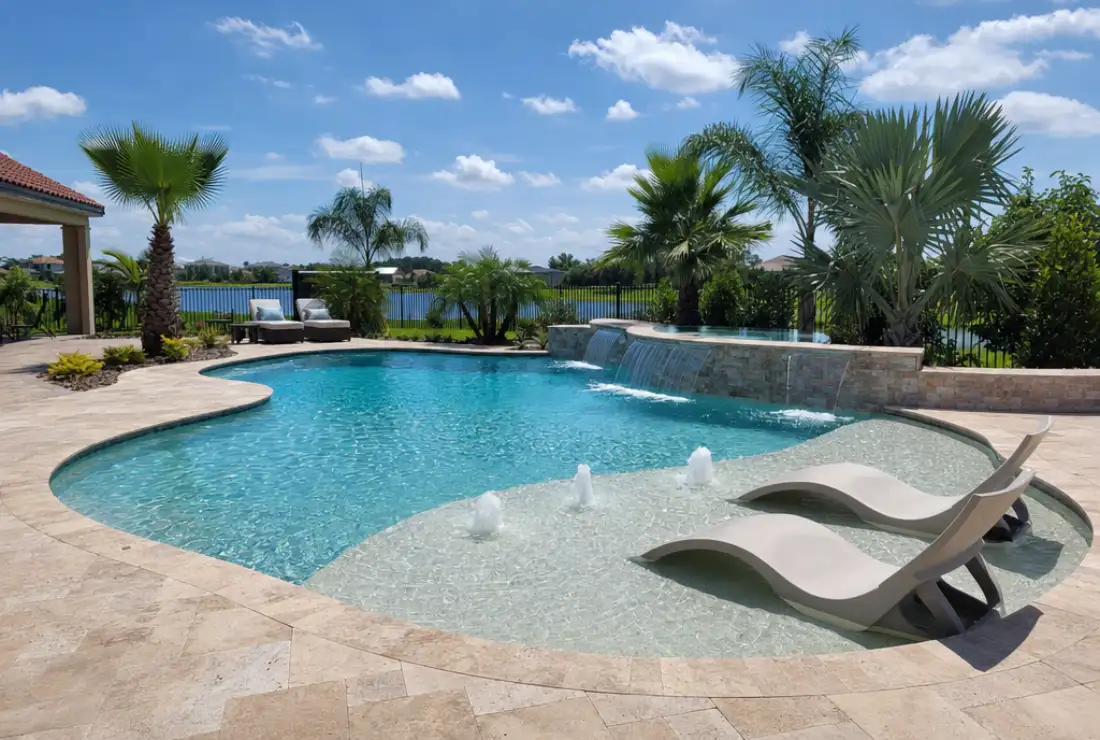Illustrative image: Kissimmee builder of custom pools and remodels