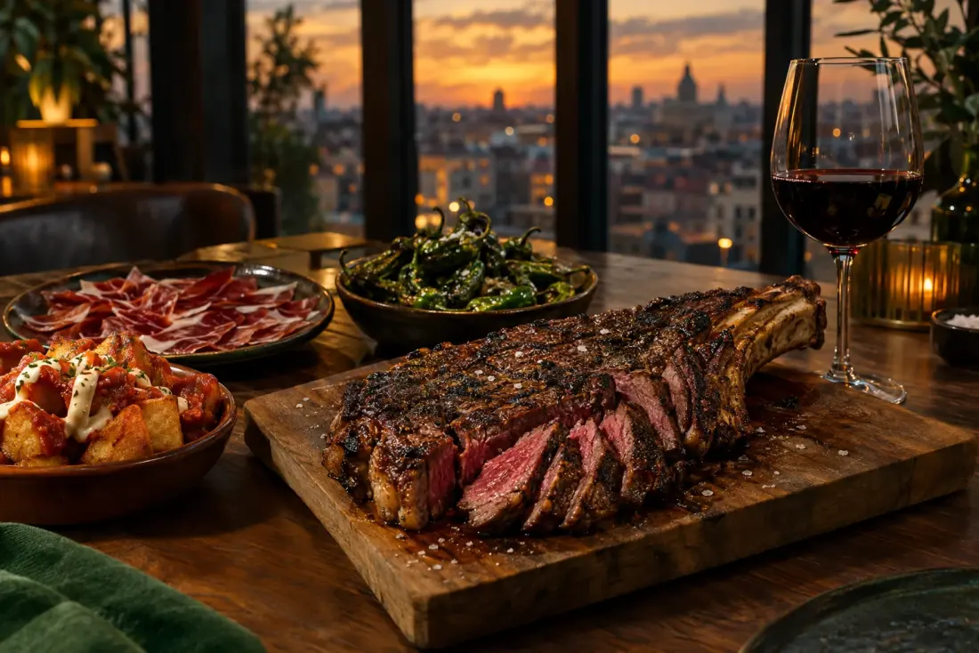 Illustrative image: Rooftop steakhouse with Spanish small plates and Disney fireworks views
