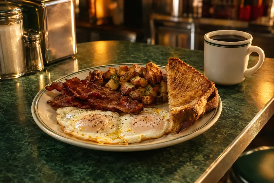 Illustrative image: Family-run diner breakfasts at diner prices
