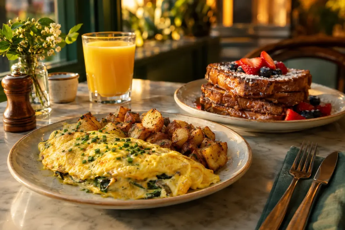 Illustrative image: From-scratch diner breakfasts on Edgewater Drive