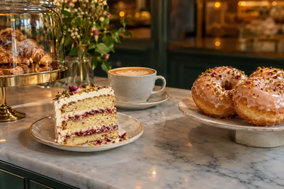 Illustrative image: Cakes, doughnuts and an all-day brunch menu